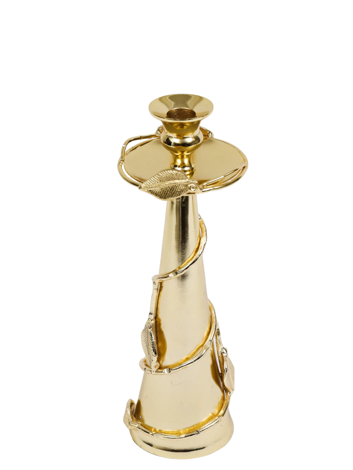 These gold detailed candle holders are a beautiful addition to your coffee table or credenza! Style them anywhere in your home with some taper candles