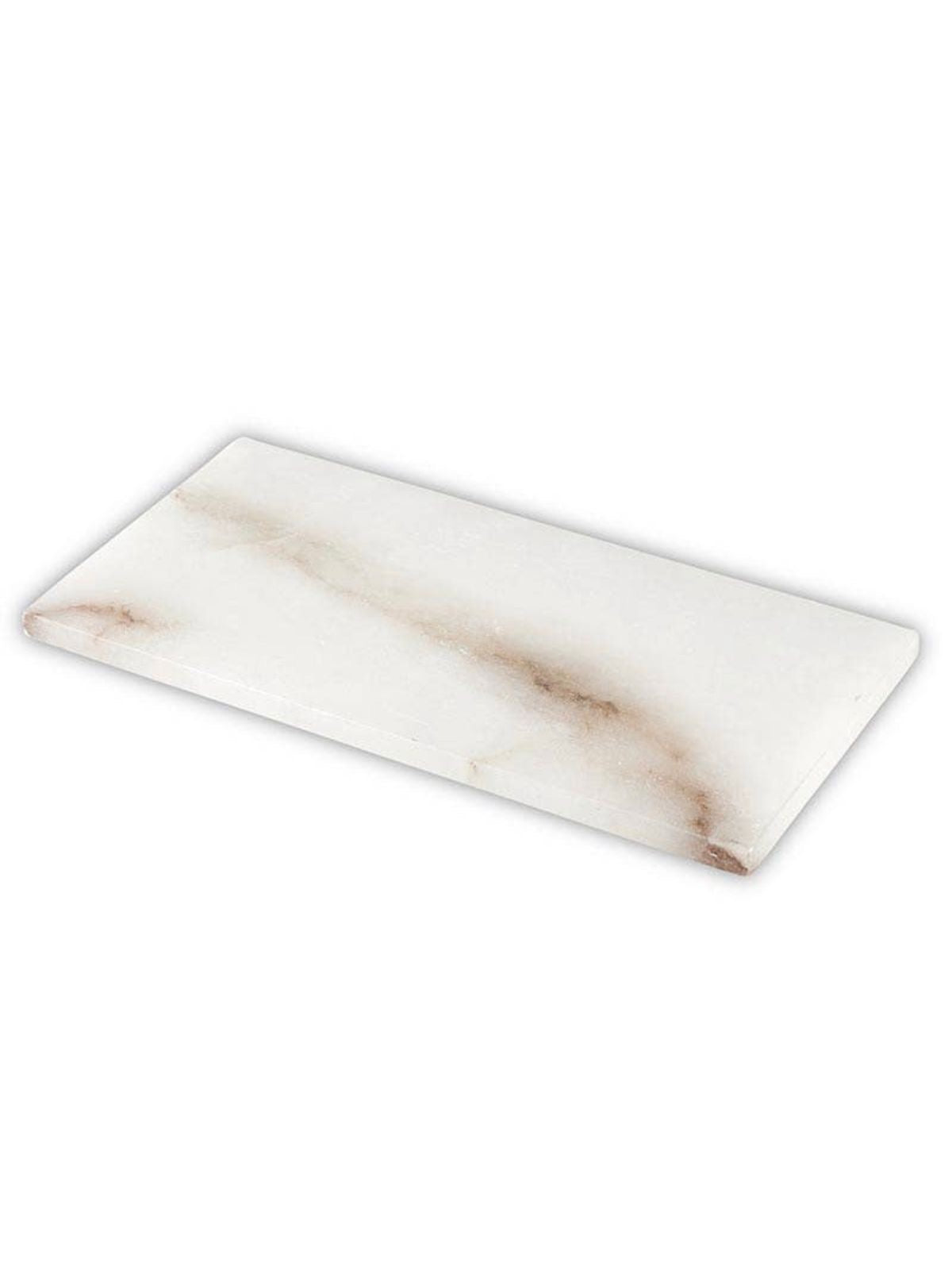 14 inches White Alabaster Serving Cheese Tray.