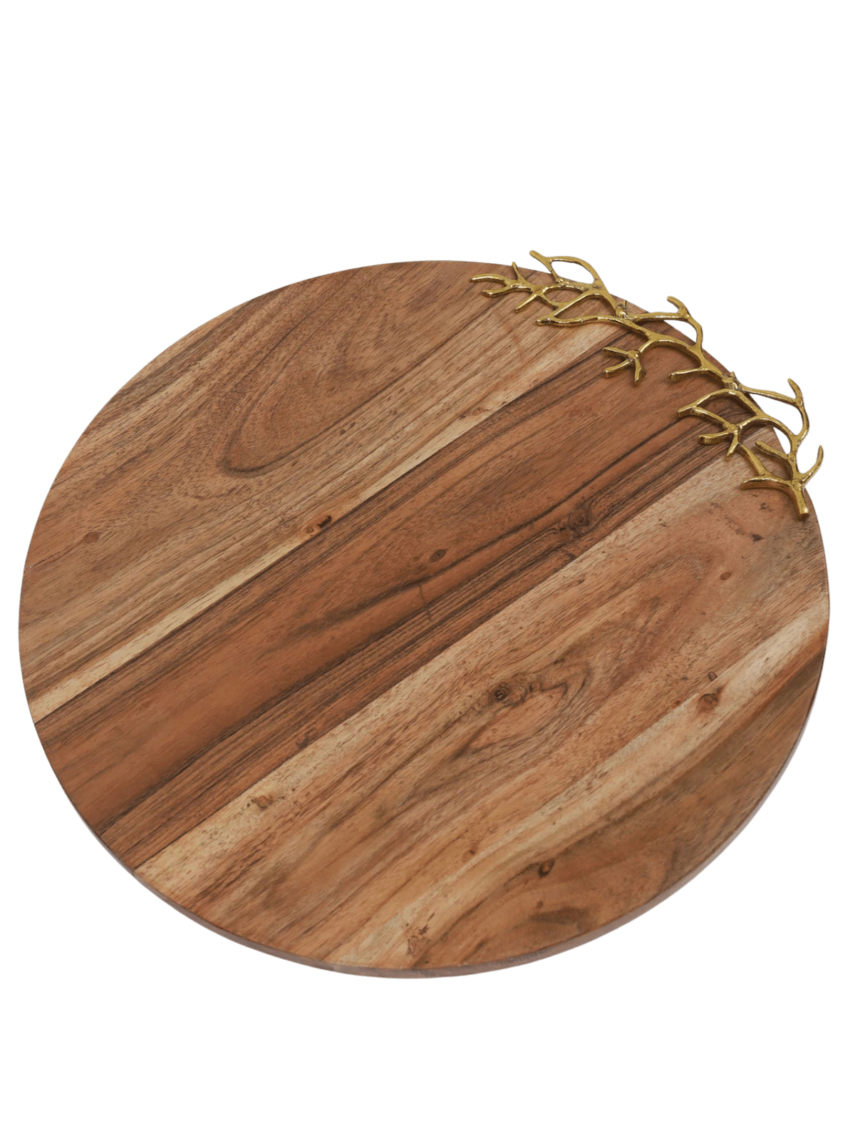 Luxurious Charcuterie Board with gold coral design.
