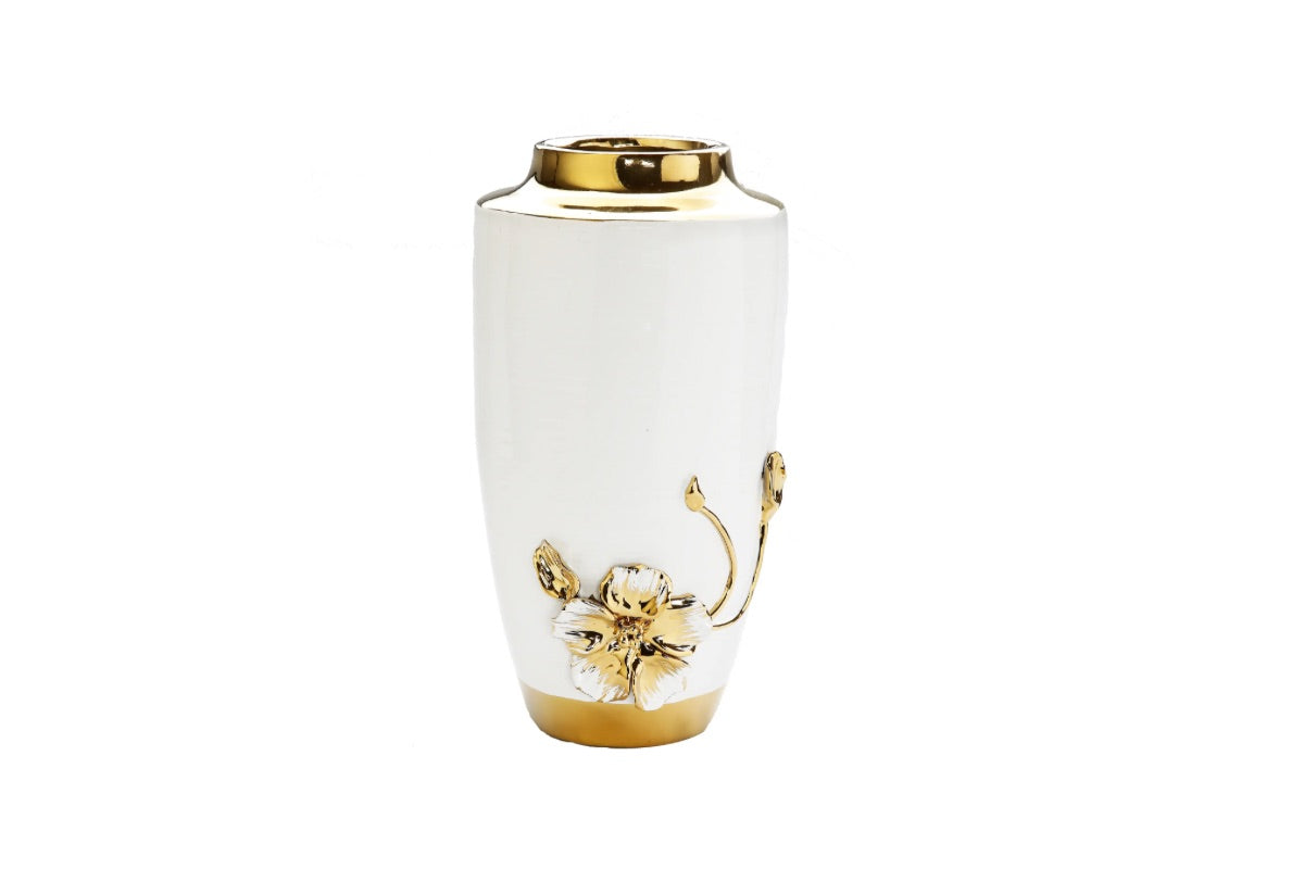 Luxury designer vases in various styles, including ceramic, glass, and metal, perfect for elegant flower centerpieces and home decor.