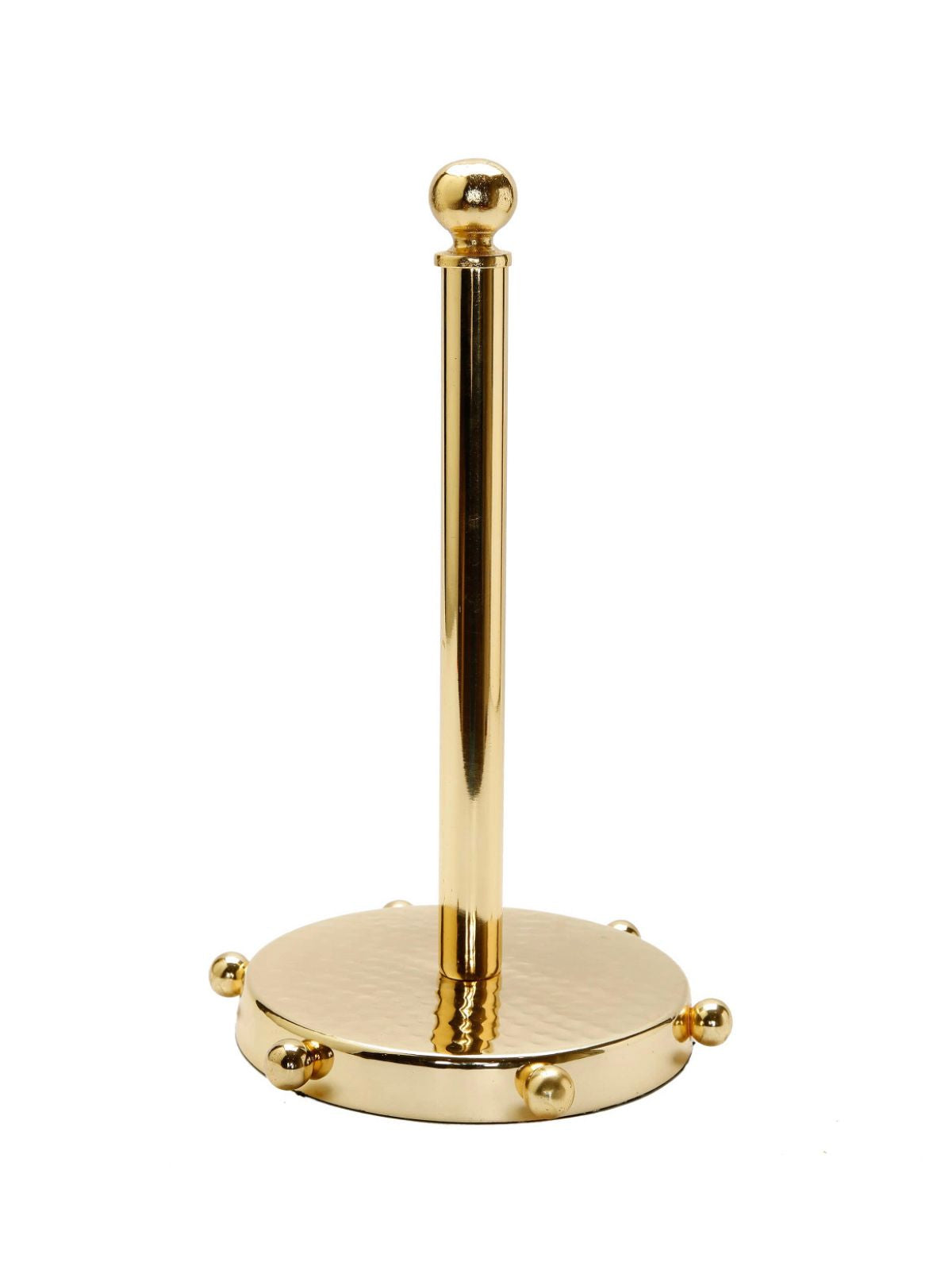 13H Luxury Paper Towel Holder With Gold Ball Design sold by KYA Home Decor.