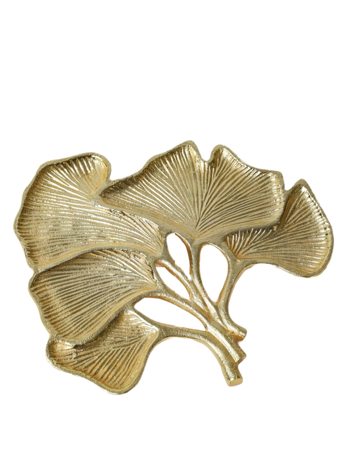 This stunning gold leaf sectional trivet dish was artfully crafted with stainless steel to make a statement Size 11.75L available at KYA Home Decor