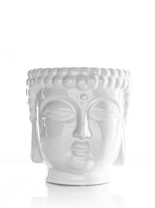 This White Buddha scented candle is hand-sculpted and hand-poured in the USA with only the finest essential oils. 