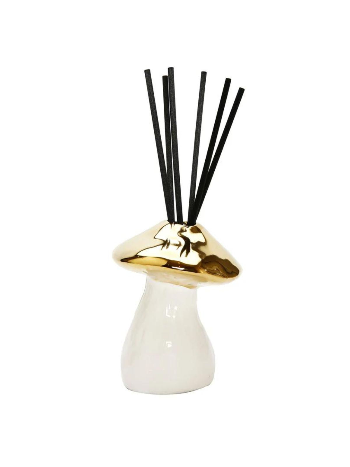 Metallic Reed Diffuser White and Gold Mushroom Shaped Reed Diffuser | Luxury Scents – KYA Home ...
