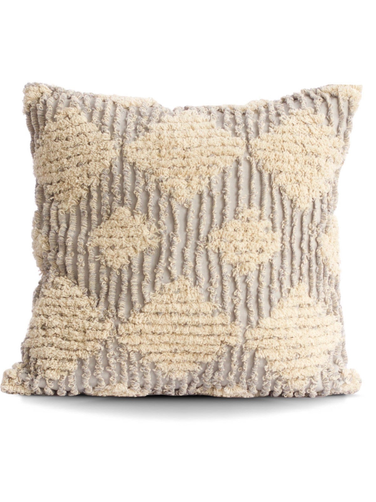 Elevate any space in your home with this Mid Century Diamond Patterned Tufted decorative pillow. The texture and patterning are oh-so-soft on this modern yet classic 100% cotton pillow cover. Sold by KYA Home Decor