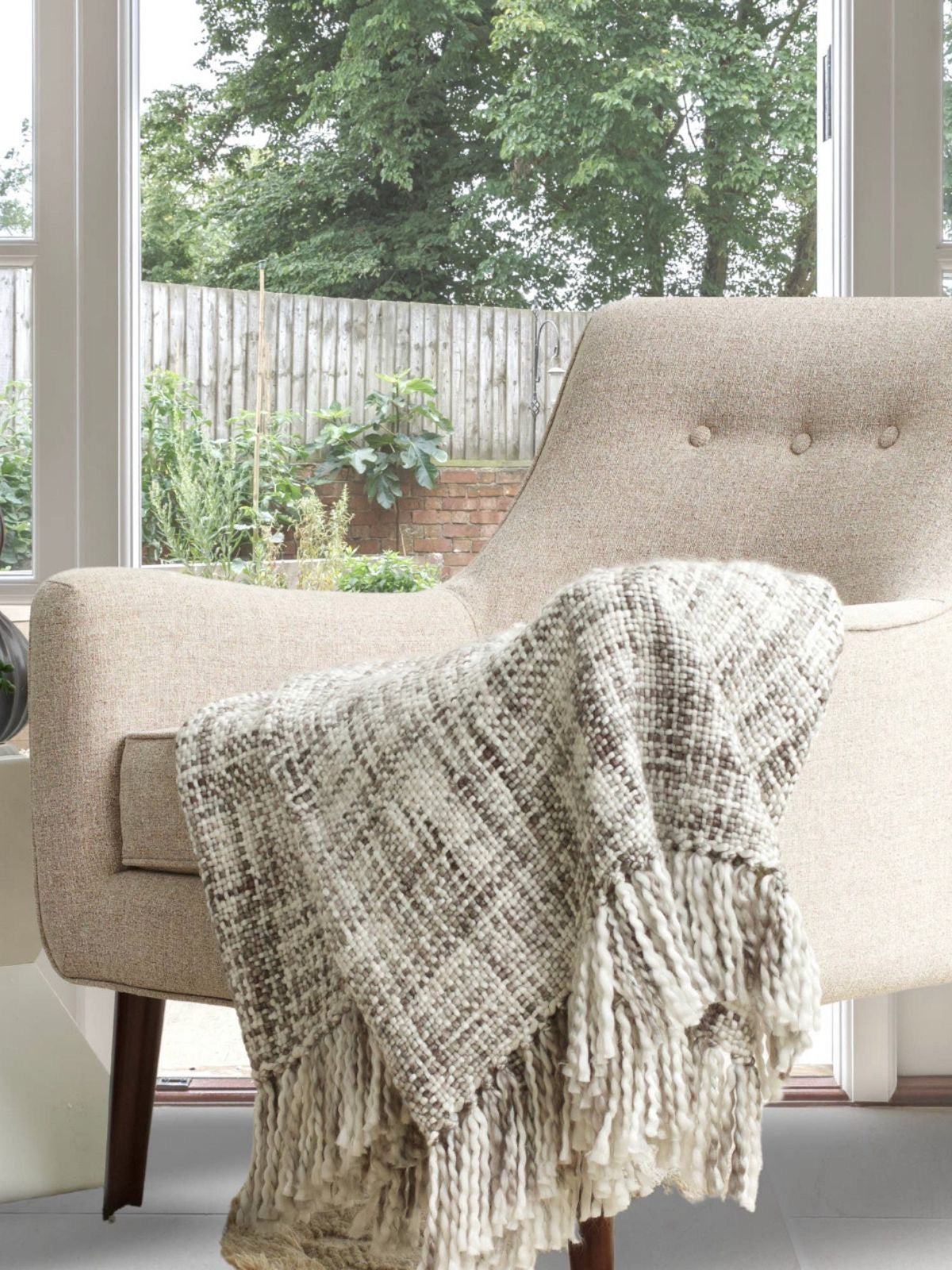 Platinum Grey Marled Basketweave Plush Knit 100% acrylic yarn Decorative Throw Sold by KYA Home Decor, 50W x 60L. 