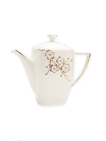 This porcelain milk dispenser is designed with a beautiful floral design. whether you are serving family or friends. This set will truly give that extra oomph to your table setting. 