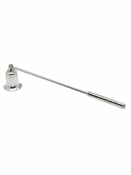 10L fine silver plated candle snuffer. Sold by KYA Home Decor.