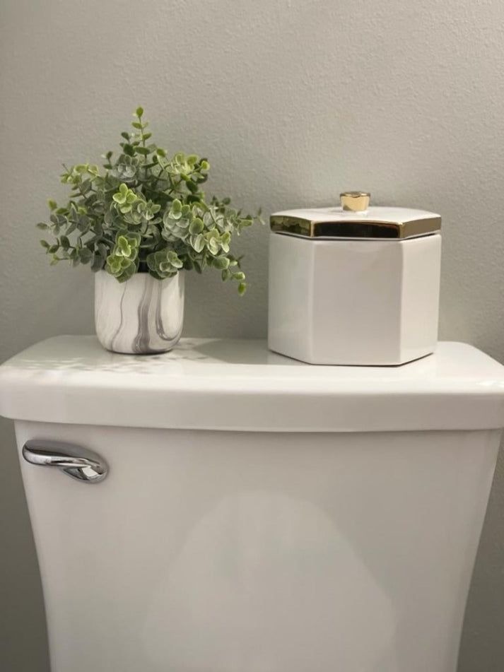 MODERN LARGE WHITE JAR - 5920789 main image 0