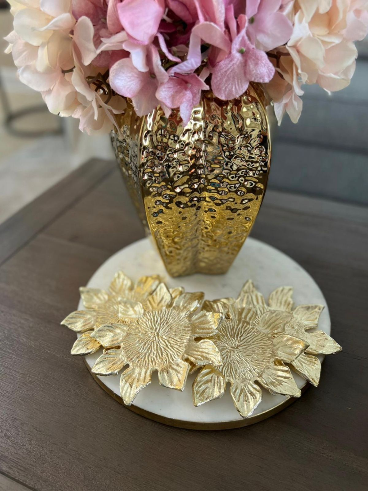 This stunning set of 4 coasters could be used as spoons rests or candle holders. They are the perfect gift for anyone you love. However way you use them, these coasters are going to make a statement!