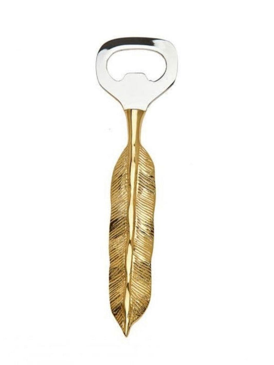 Incorporate a trendy touch to your barware with our Charlito’s Feather Bottle Opener. Enjoy your favorite beverages in style with this must-have accessory, designed with intricate detailing on durable stainless steel