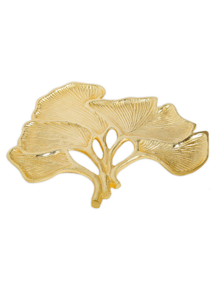 Gold Leaf Sectional Trivet Dish